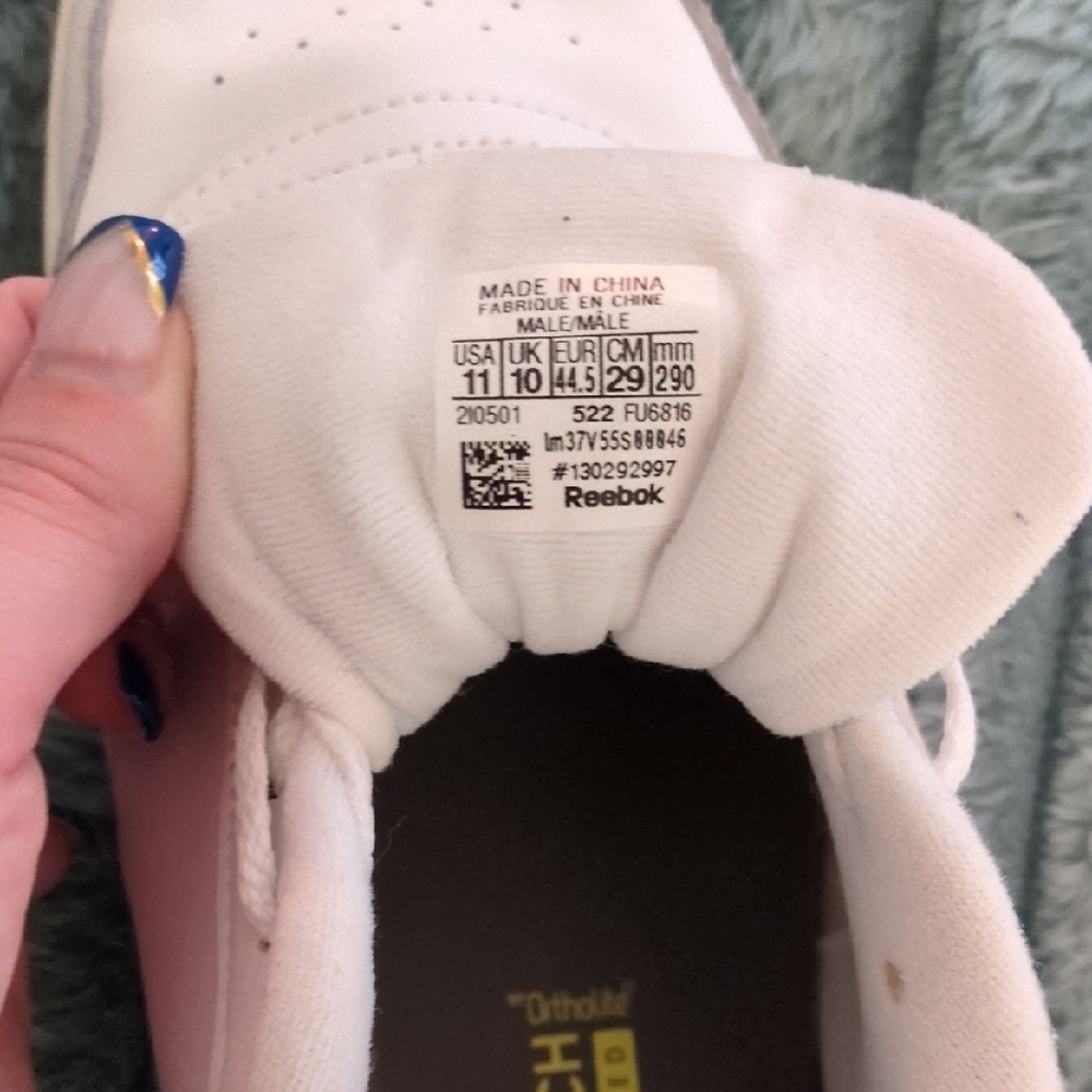Reebok Men's Classic White Sneakers - Picture 3 of 6
